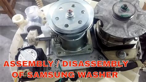 samsung top load washer mechanism replacement disassembled assembled youtube