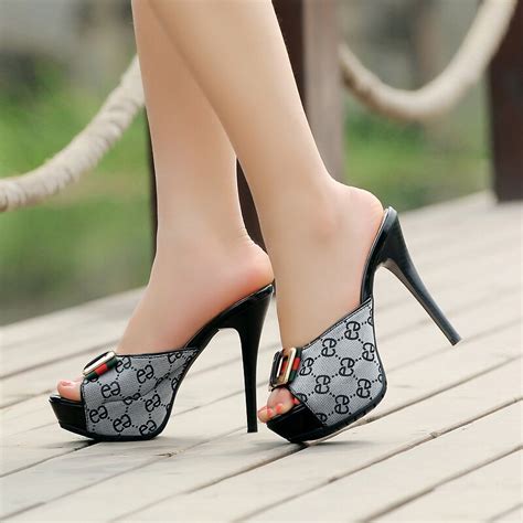 free shipping new ladies high heel sandals platform fashion women dress
