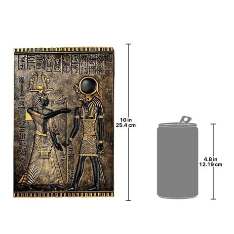 Egyptian Temple Stele Plaque Horus Design Toscano