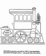 Train Coloring Pages Trains Sheets History Railroad sketch template