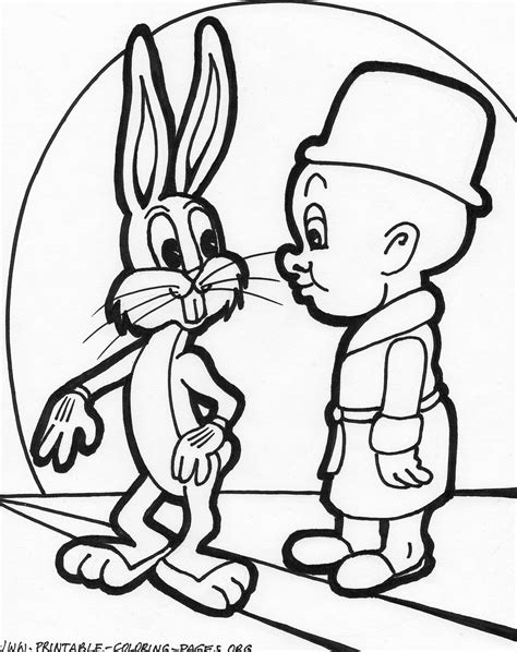 cartoon drawing coloring pages