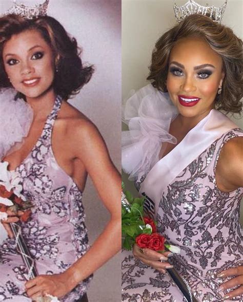 gizelle dressed up as vanessa williams for halloween and she slayed