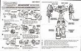 Devastator Instructions Yellow Payloader G2 Pages Transformers Constructicons Transformerland Template Toy sketch template