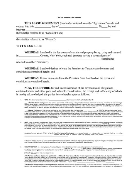 lease agreement template  york fill  sign  dochub