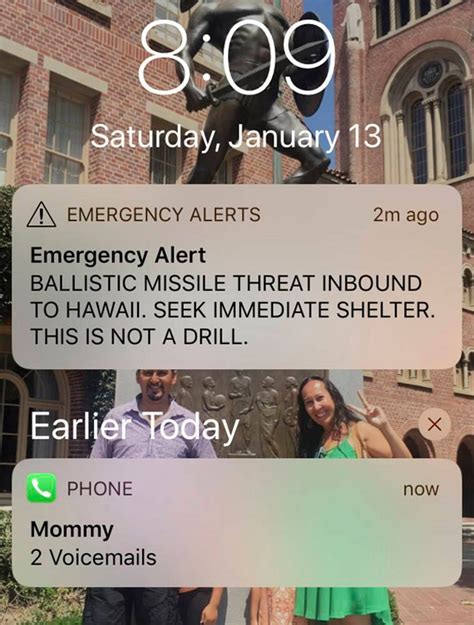 ballistic missile threat inbound… this is not a drill hawaii sends