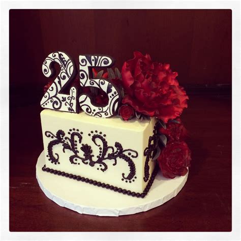 an elegant way to celebrate a 25th birthday this buttercreambeauty is