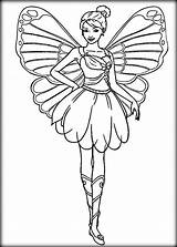 Mariposa Fairies sketch template