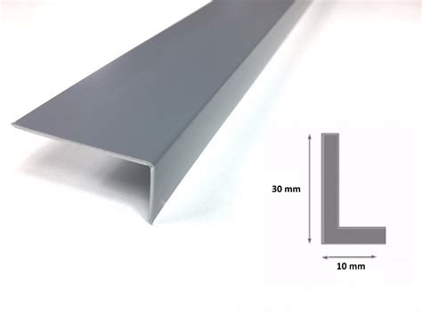 Unequal Gray Plastic Pvc Corner 90 Degree Angle Trim 1 Metre Various