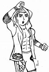 Aj Styles Wwe Coloring Pages Print Deviantart Drawing Stiles Search Again Bar Case Looking Don Use Find sketch template