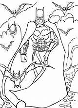 Coloring Batman Cave Pages Bats Gaddynippercrayons sketch template