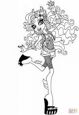 Lagoona Coloring Blue Pages Cool Monster High Manga Categories sketch template