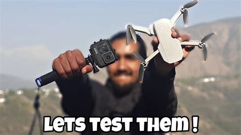 testing dji mini  drone  gopro hero  youtube