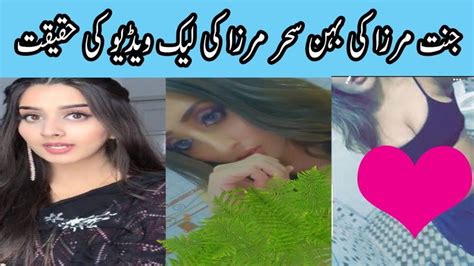 reality of jannat mirza sister sehar mirza leak video leaks scandal