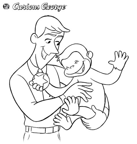 curious george coloring pages print color craft