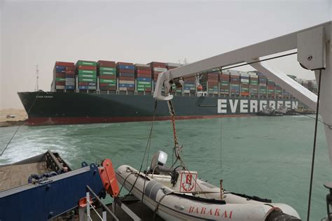 ever given the ship blocking the suez canal is costing billions of