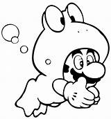 Coloring Pages Mario Super Bros Game Kids Print Rocks Characters Galaxy sketch template