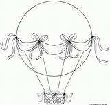 Balloon Air Hot Coloring Printable Pages Sheets Template Para Print Colorir Digital Kids Balão Stamps Clipart Valentines Globo Ar Digi sketch template