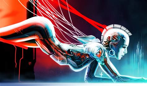 Artwork Fantasy Art Concept Art Cyborg Women Robot Wallpapers Hd