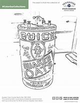 Oats Quaker sketch template