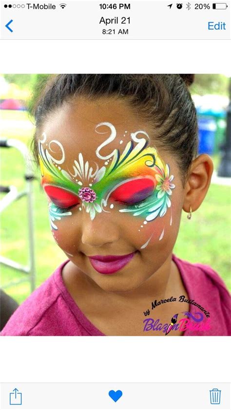 maquillaje para niñas caras pintadas maquillaje carnaval