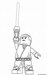 Coloring Wars Star Luke Skywalker Lego Pages Printable Print Color Online sketch template