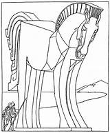 Ulisse Odissea Troia Cavallo Odyssey Polifemo Greek Stratagemma Ideato Scylla Primaria Sacred Template sketch template