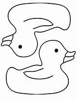 Coloring Rubber Ducky Pages Duck Ducks Little Printable Five Two Baby Kids Result sketch template