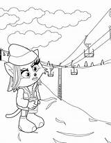 Ski Handipoints Printables Lodge Primarygames Coloring Winter Pages Cat Inc 2009 Cool Find Good Template Bunny Ink sketch template