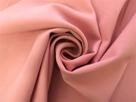 polyester stretch crepe  carnation pink bj fabrics
