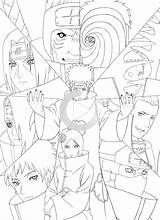 Akatsuki Sasuke Lineart Ausmalbilder Shippuden Itachi Kakashi Coloringhome Artbook Devientart Ausdrucken Img07 Hinata Spetri Boruto Desenhar Malvorlagen sketch template