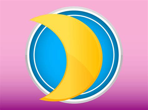 moon logo vector art graphics freevectorcom