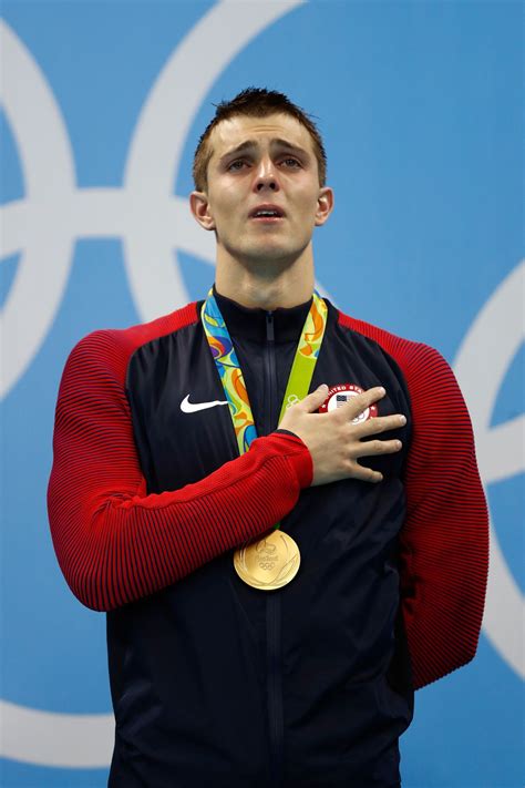 u s swimmer ryan held crying during national anthem was a