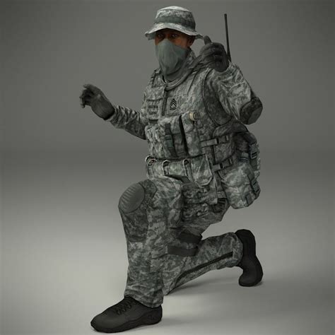Military Male Soldier 3d Model 3d Model Soldier Military