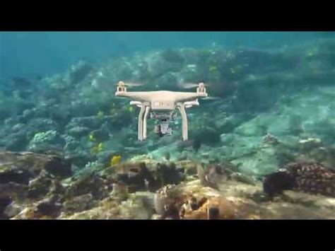 waterproof drone flying underwater captain cook big island hawaii