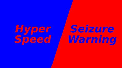 hyper speed flashing color changing red blue screen  minutes seizure warning youtube