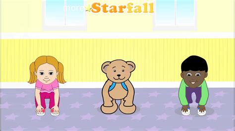 Song Head Shoulders Knees And Toes A Starfall™ Movie From Starfall