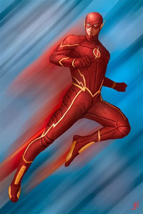 Barry Allen E The Flash Cw Fan Art Fanpop Foto Bugil
