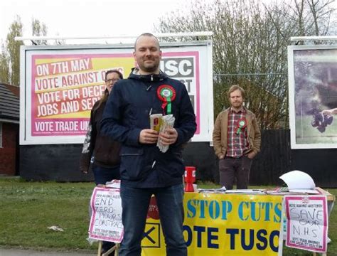 salford tusc unveils election hoarding and slams labour s housing
