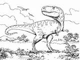 Allosaurus Coloringpagesonly sketch template