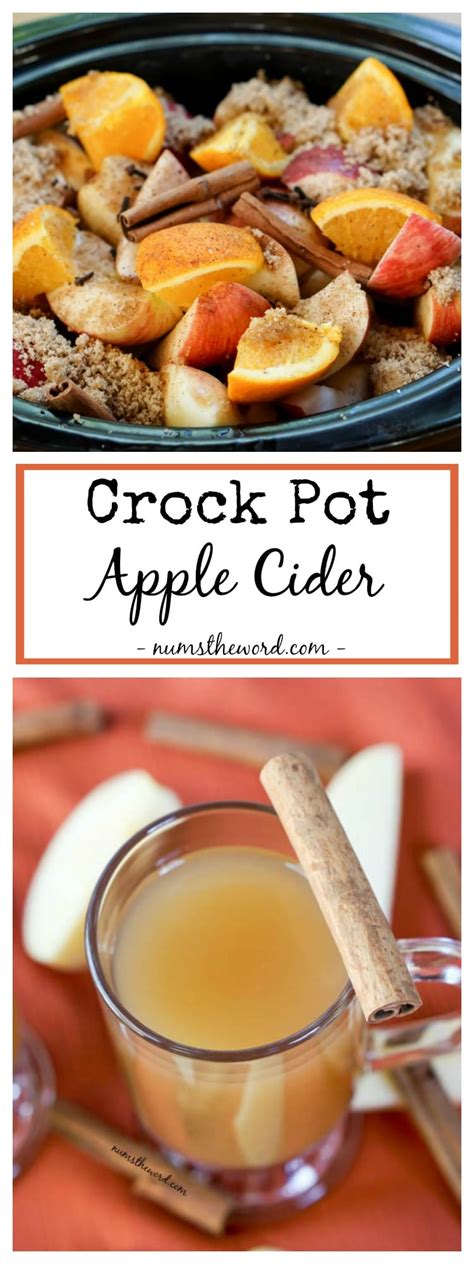 Crock Pot Apple Cider Num S The Word