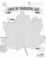 Maze Thanksgiving Leaf Ing Puzzle Kids Activities Mazes Happy Puzzles Fall Worksheets Grade Teacherspayteachers Crafts Big Themed Word High Tpt sketch template