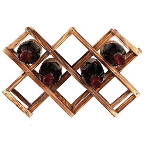 buy ferfil wine rack wood wine storage racks countertop  bottle