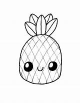 Pineapple Ahead sketch template