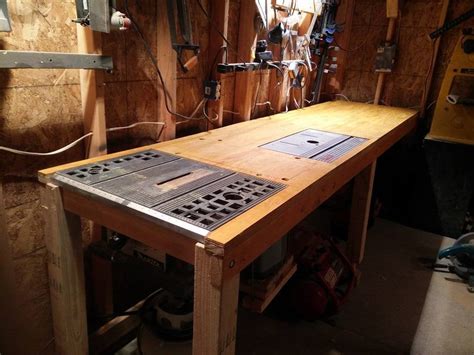 workbench  embedded table  planer  router