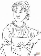 Jane Austen Coloring Pages Drawing Printable Girl Sheets Supercoloring 2021 Choose Board Categories sketch template