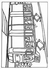 Tram Coloring sketch template