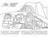 Lionel Holiday Trains sketch template