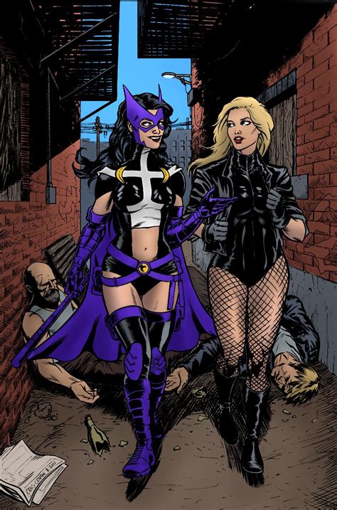 black canary and huntress by pressy24 super heros and villans black canary comic black canary
