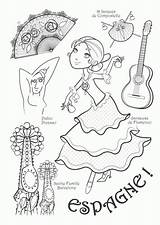 Espagne Hugolescargot Trabajar Coloring Coloriages Paises Laminas Fantasticas Danseuse Flamenco Coloreando Espagnol Supercoloriage Schoolproject Diversiteit Spanje Spanien Aubry Thème Orientacionandujar sketch template