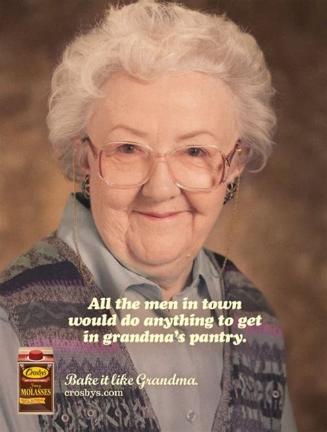 photos sexy grandma ads feature innuendos and plenty of